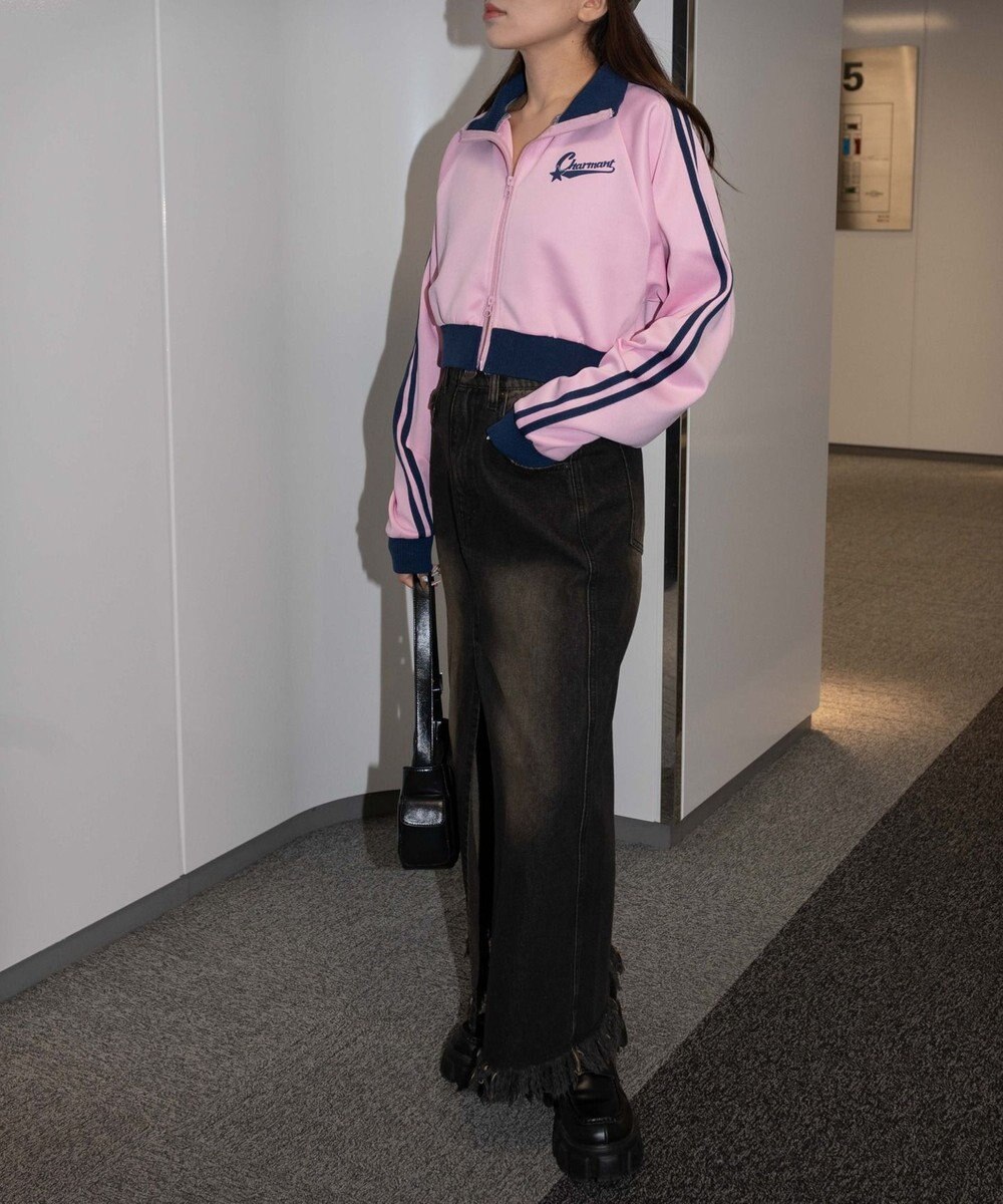 WEGO ロゴプリントトラックジャケット 