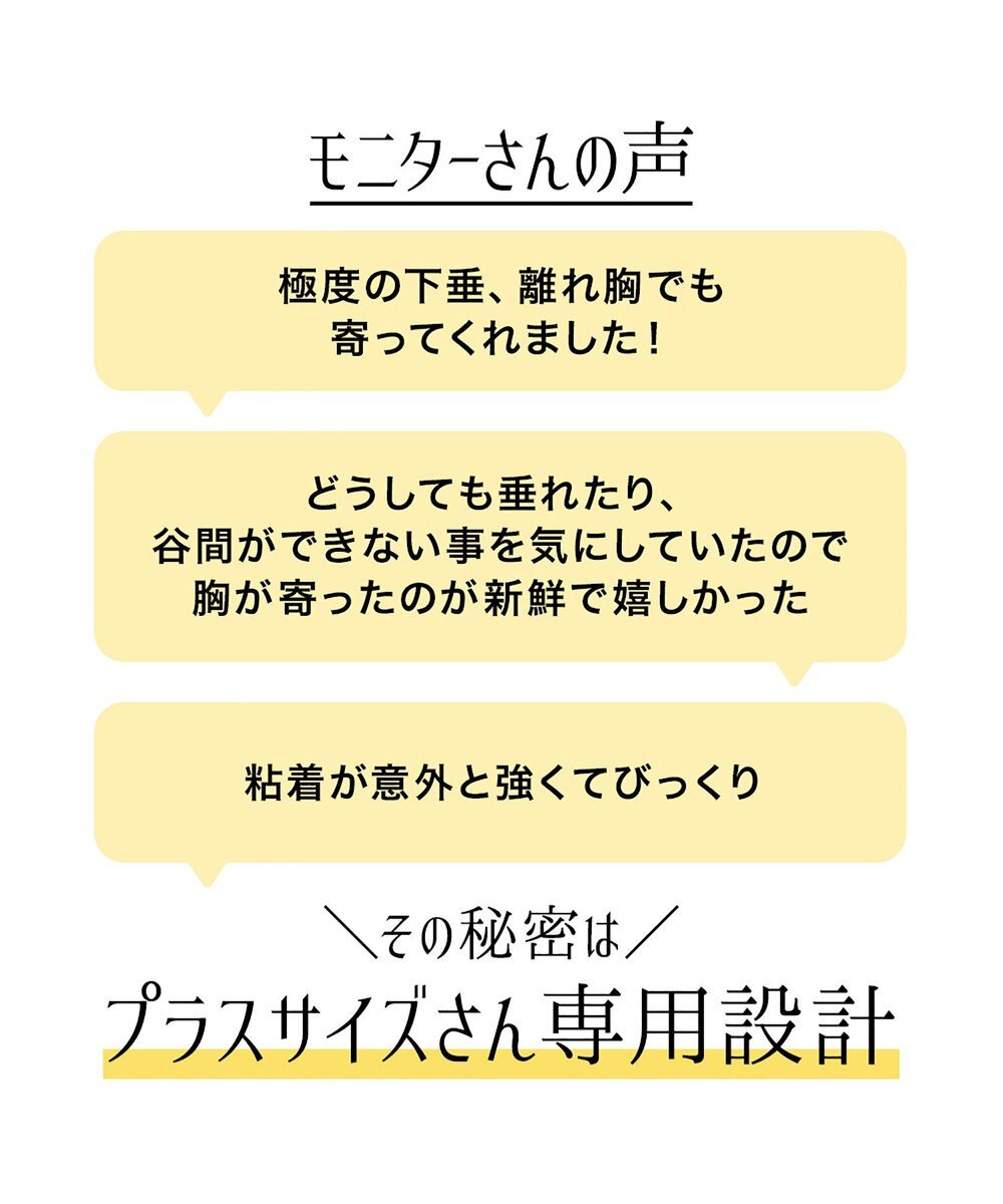 BRADELIS New York 【NuBra /コンパクトに整える・軽量】ヌーブラ・プラスサイズ 公式 グラマーさん向け ストラップレスでストレスフリーなブラ 