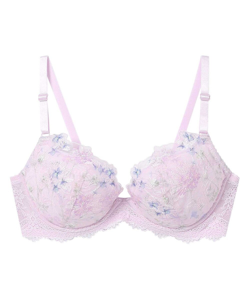 une nana cool Accent flower バックスタイルまでかわいい 3/4カップブラジャー 