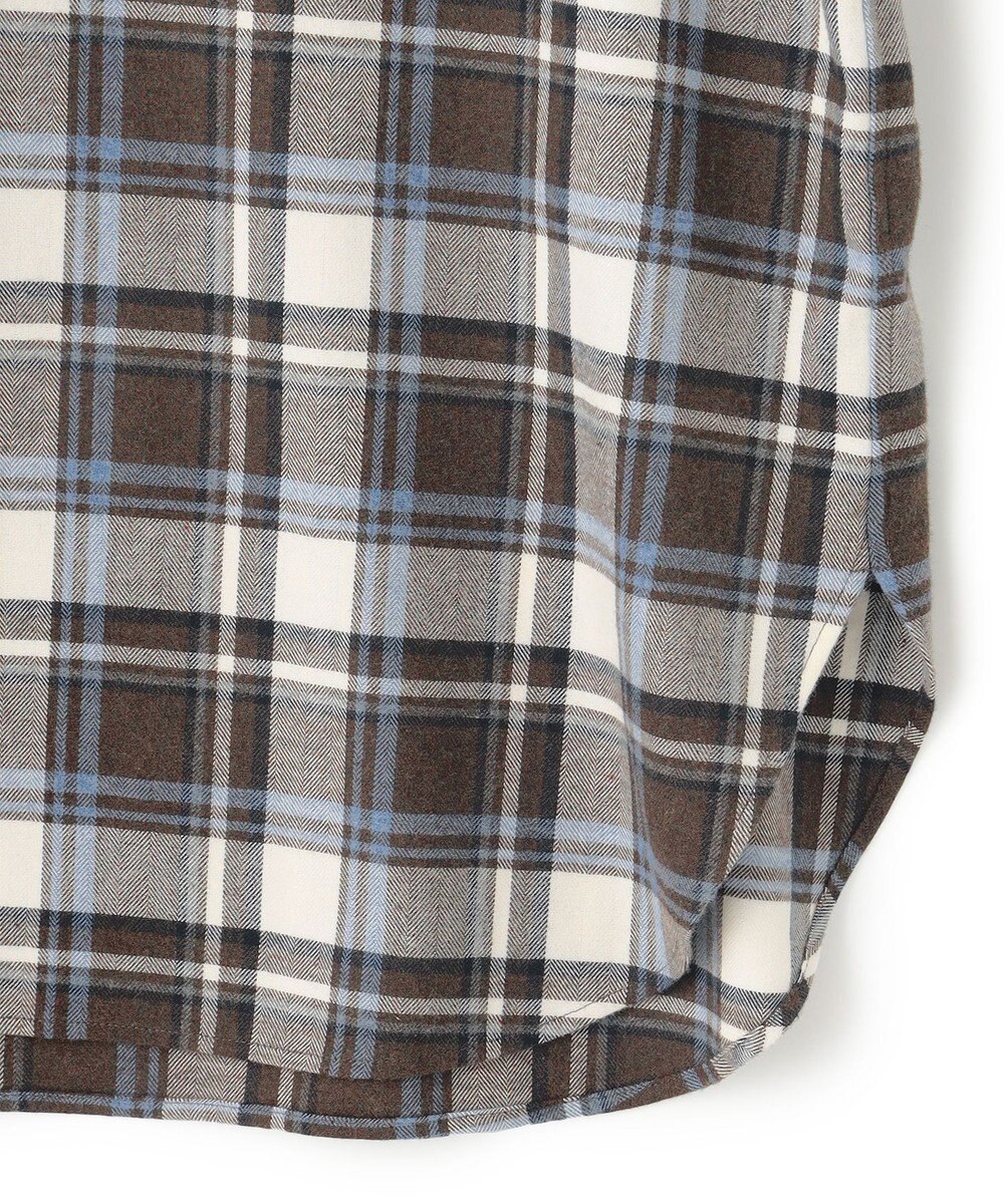 23区 【洗える】CANCLINI メルトン チェック ブラウス 