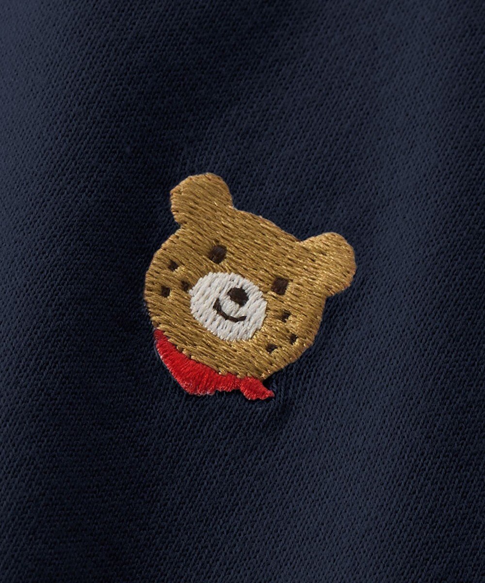 MIKI HOUSE HOT BISCUITS 【70-120cm】【Everyday Series】ワンポイント 長袖Tシャツ 