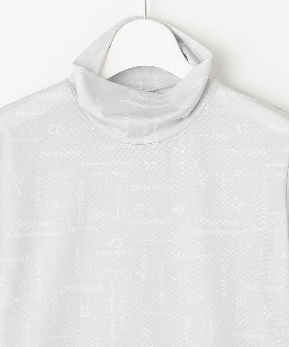 23区GOLF 【WOMEN】【吸水速乾・UVケア】５０ｄカノコロゴ総柄  インナーシャツ 