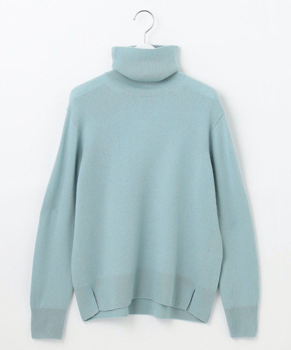 J.PRESS LADIES 【洗える】CASHMERE BLEND タートルネック ニット 