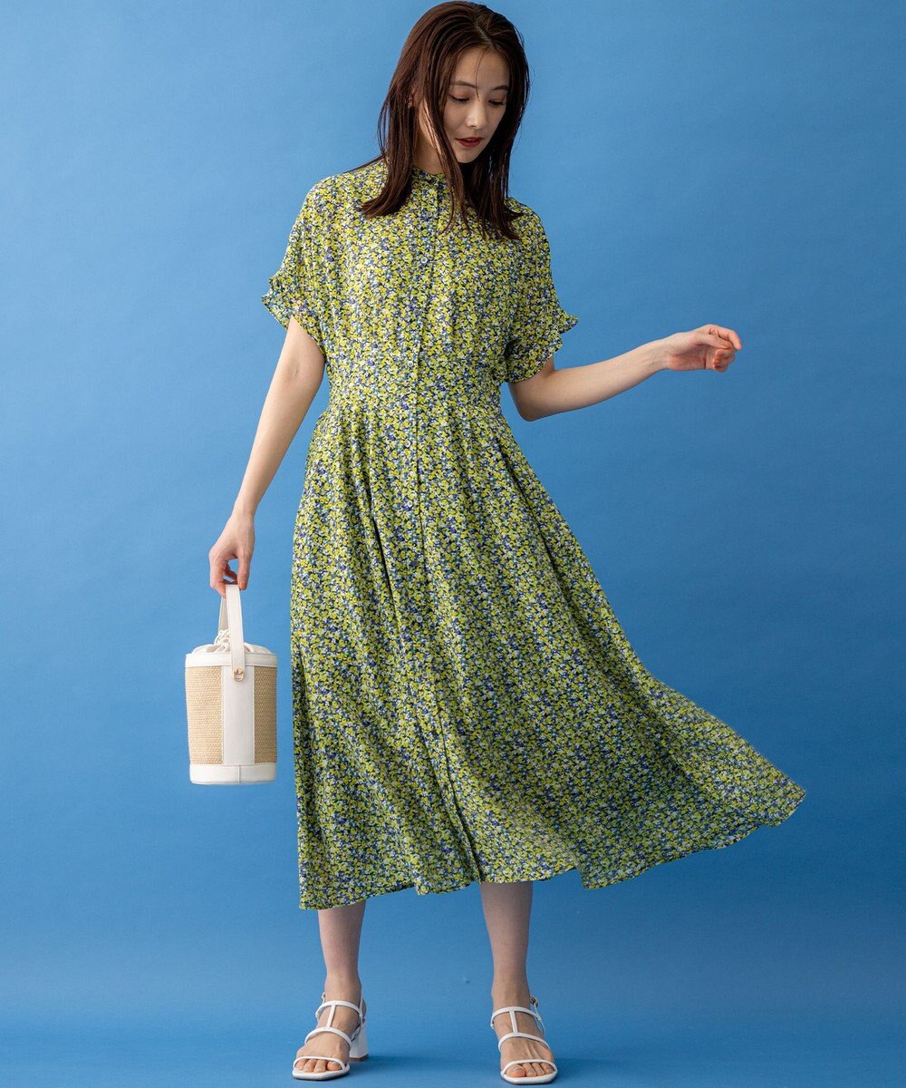 組曲 S ミニフラワープリント ワンピース 