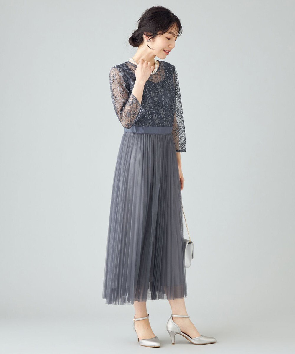 ANY SIS 【洗える】レーシーLuxe ドレス 