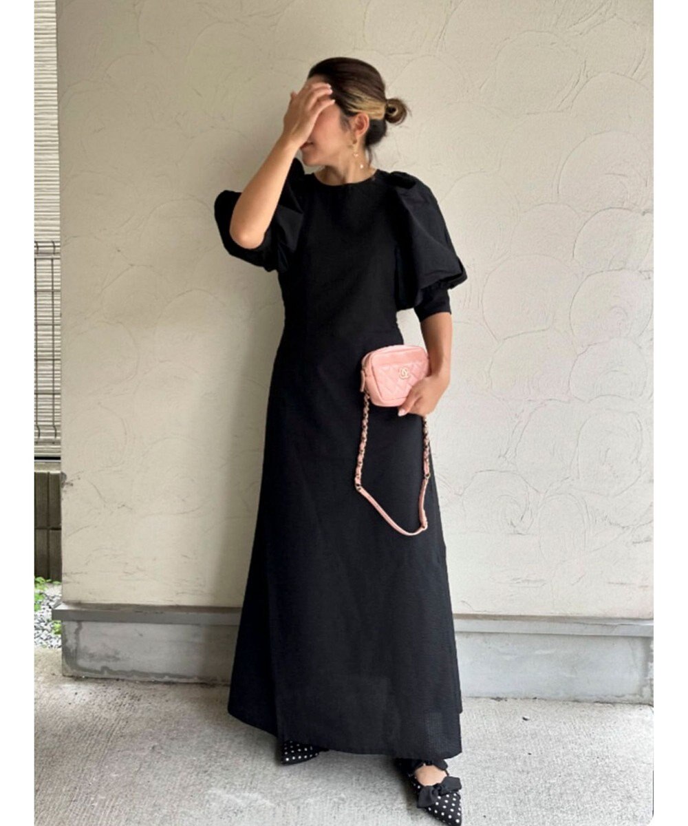 Green Parks AnriettMusee バックカットワークワンピース 