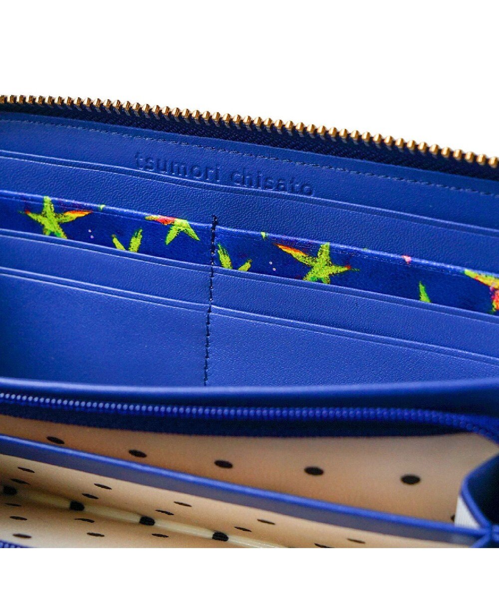 tsumori chisato CARRY エジプシャンスター ラウンドファスナー長財布 【きめ細かな羊革】 