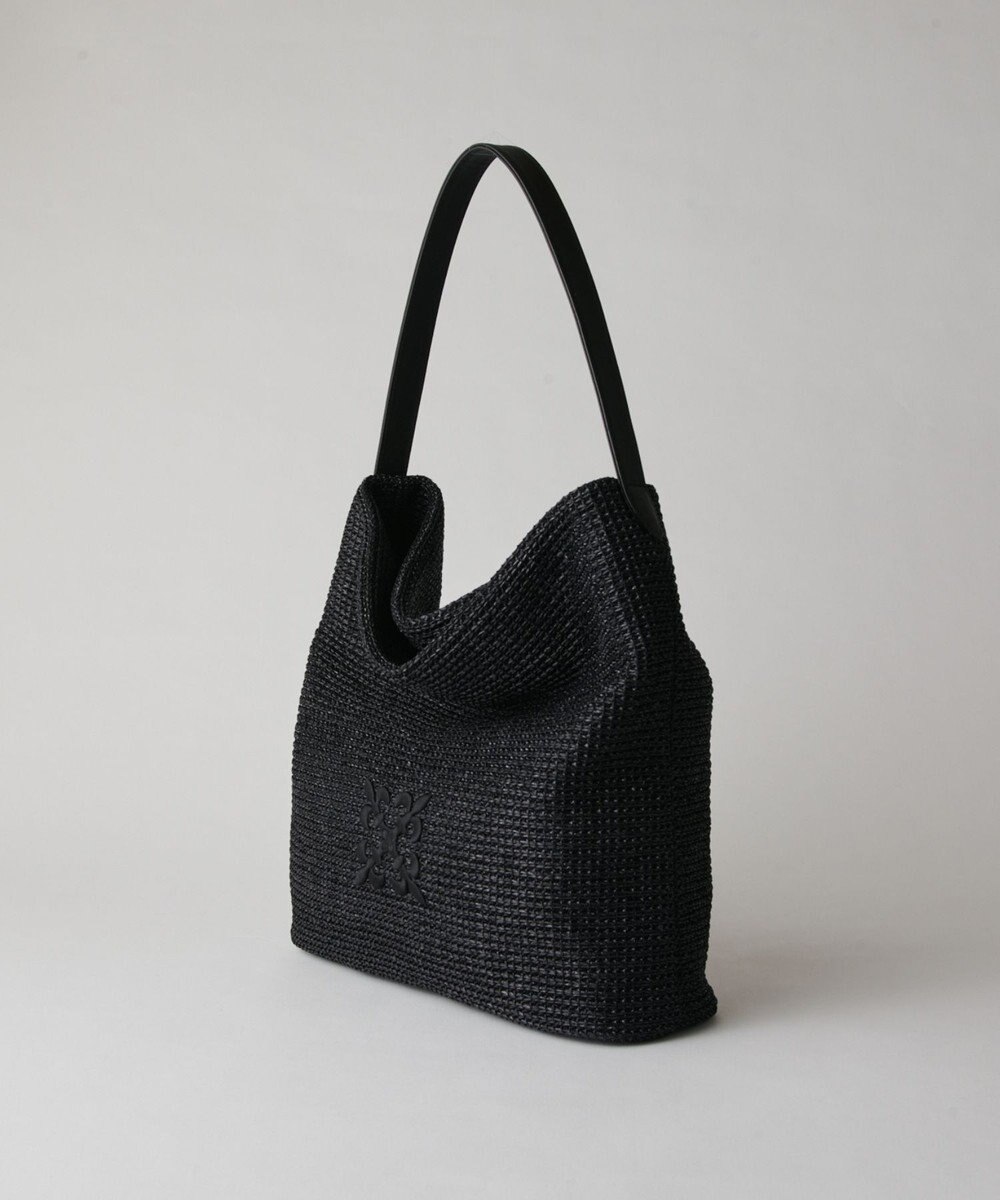 russet ナイロンラフィアワンショルダーバッグ(CE-1714) 