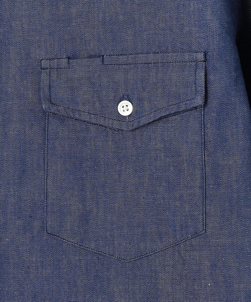 J.PRESS MEN デニムルックツイルシャツ/B.D 