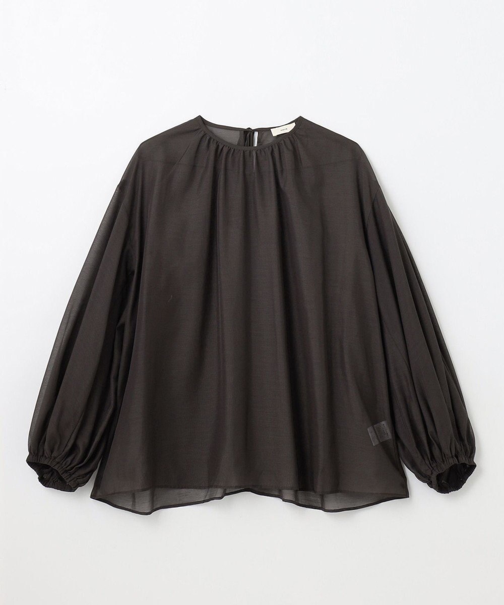 NAVE 【Nave】ブライトシアーボイル ギャザーブラウス 
