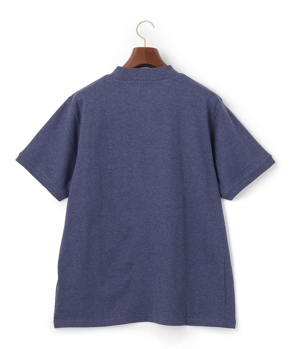 J.PRESS MEN カスリ モックネック Tシャツ 