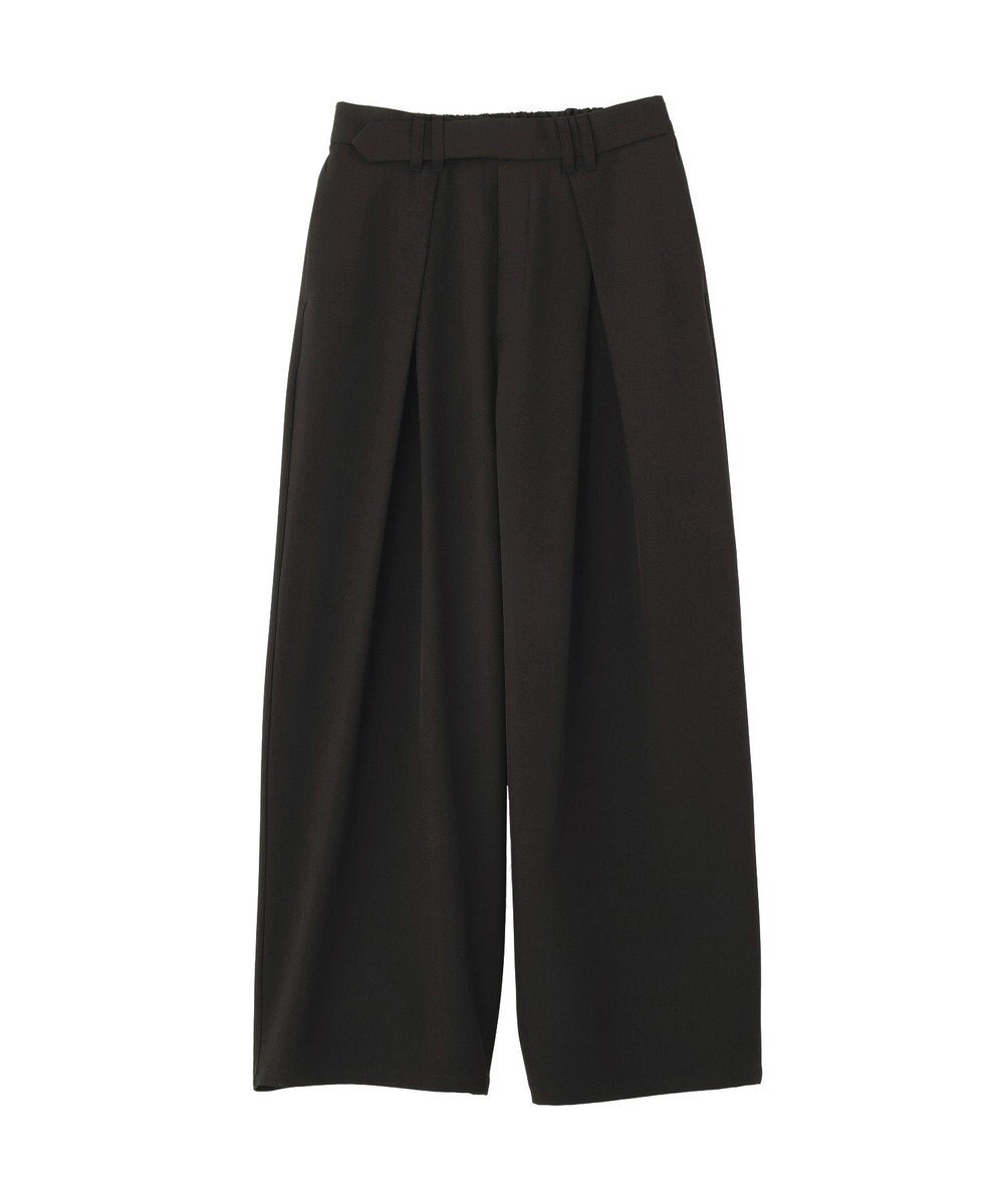 Green Parks デザインタックワイドパンツ 