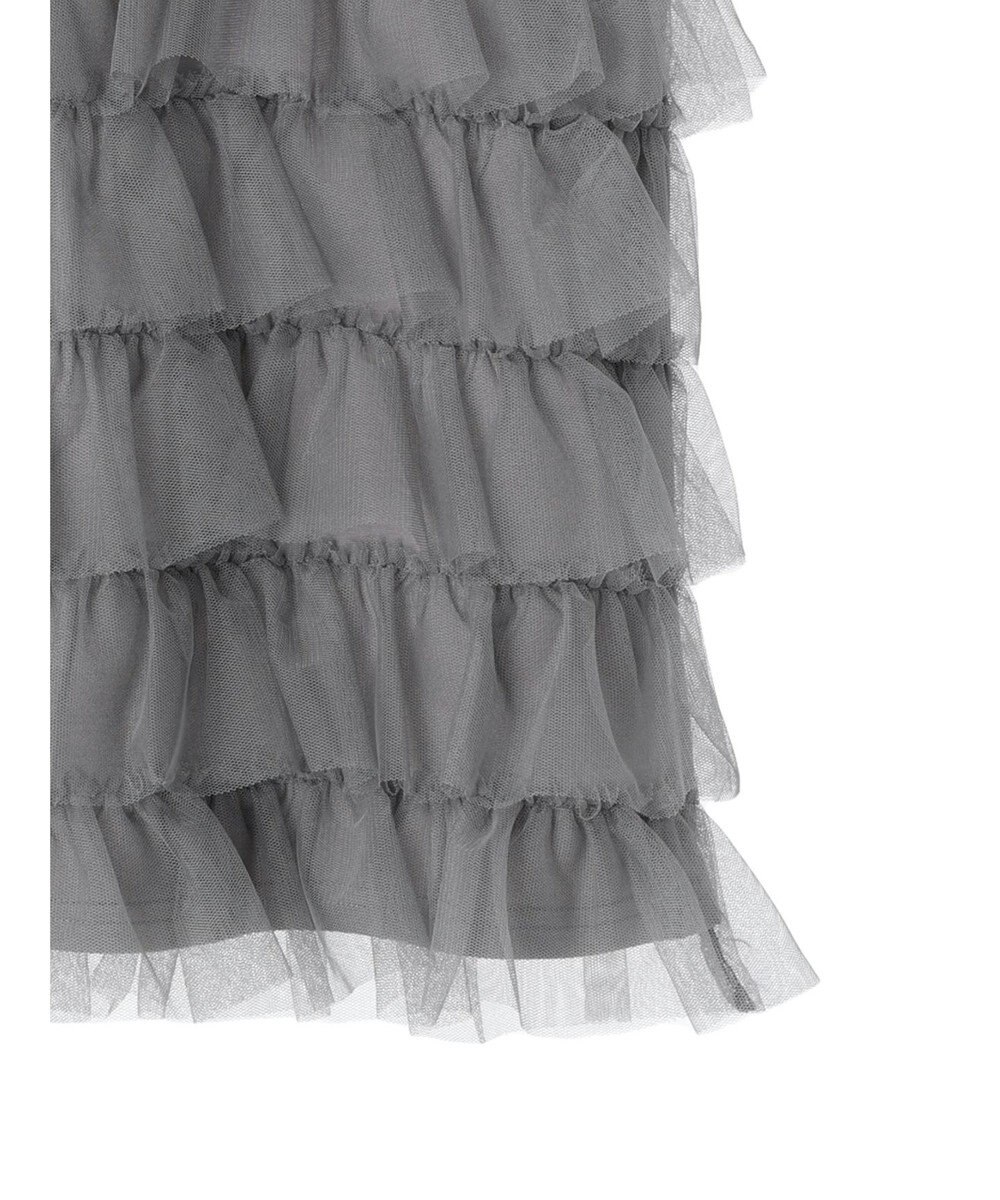 Green Parks フレンチスリーブチュールティアードプルオーバー 