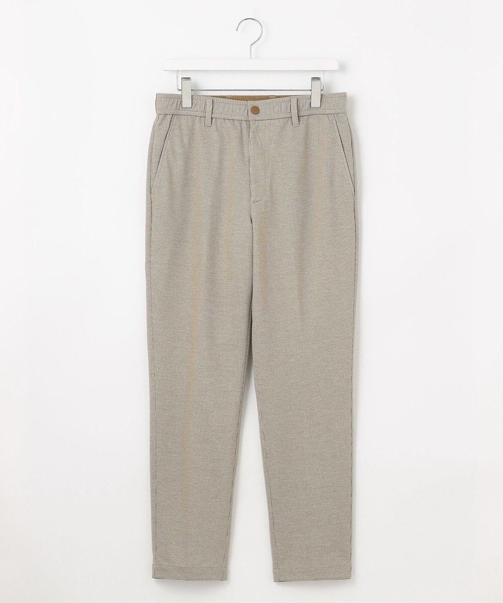 23区GOLF 【23Fondation/MEN】千鳥格子柄 ジャージーパンツ 