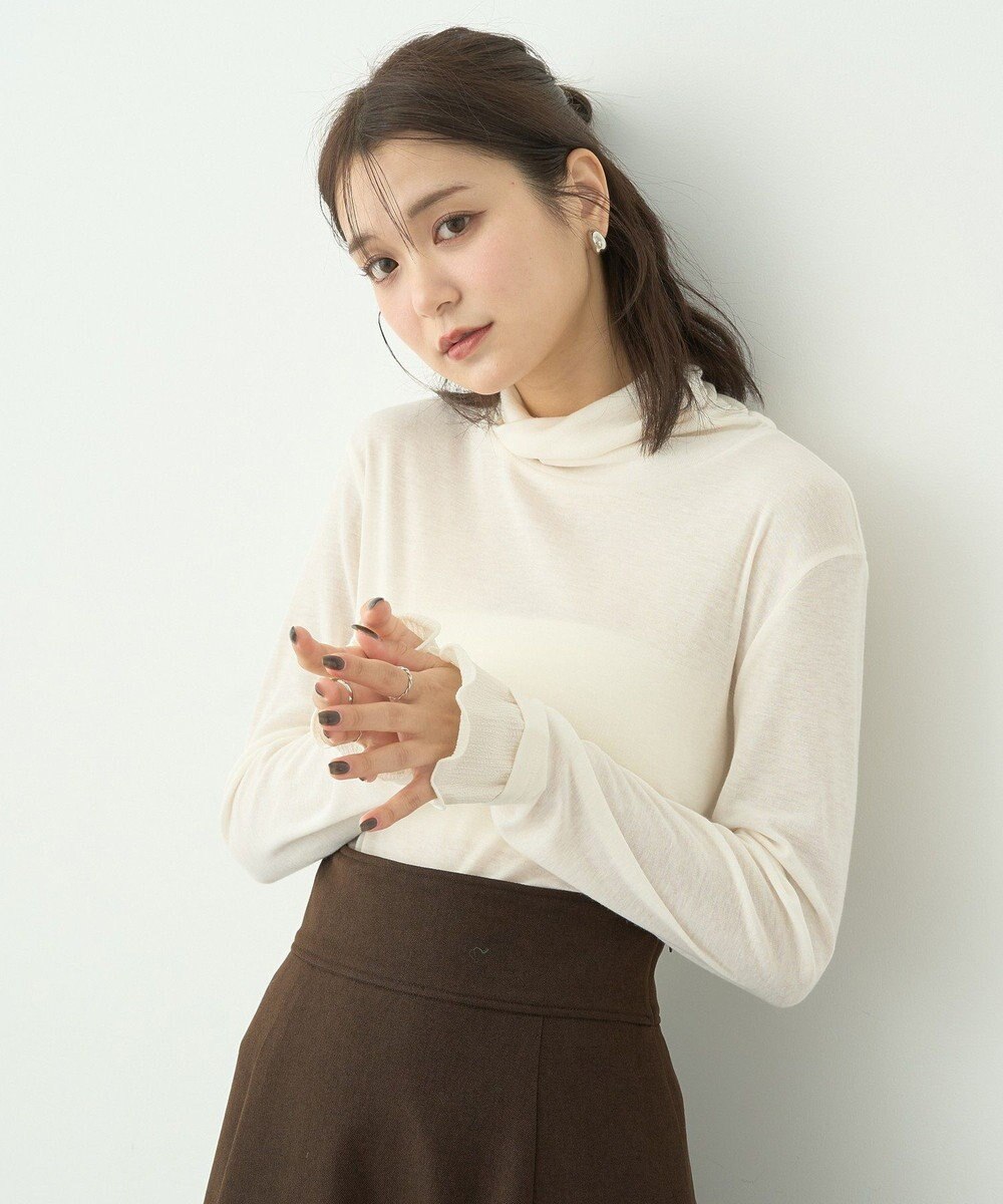 earth music&ecology シアードッキングタートルプルオーバー 