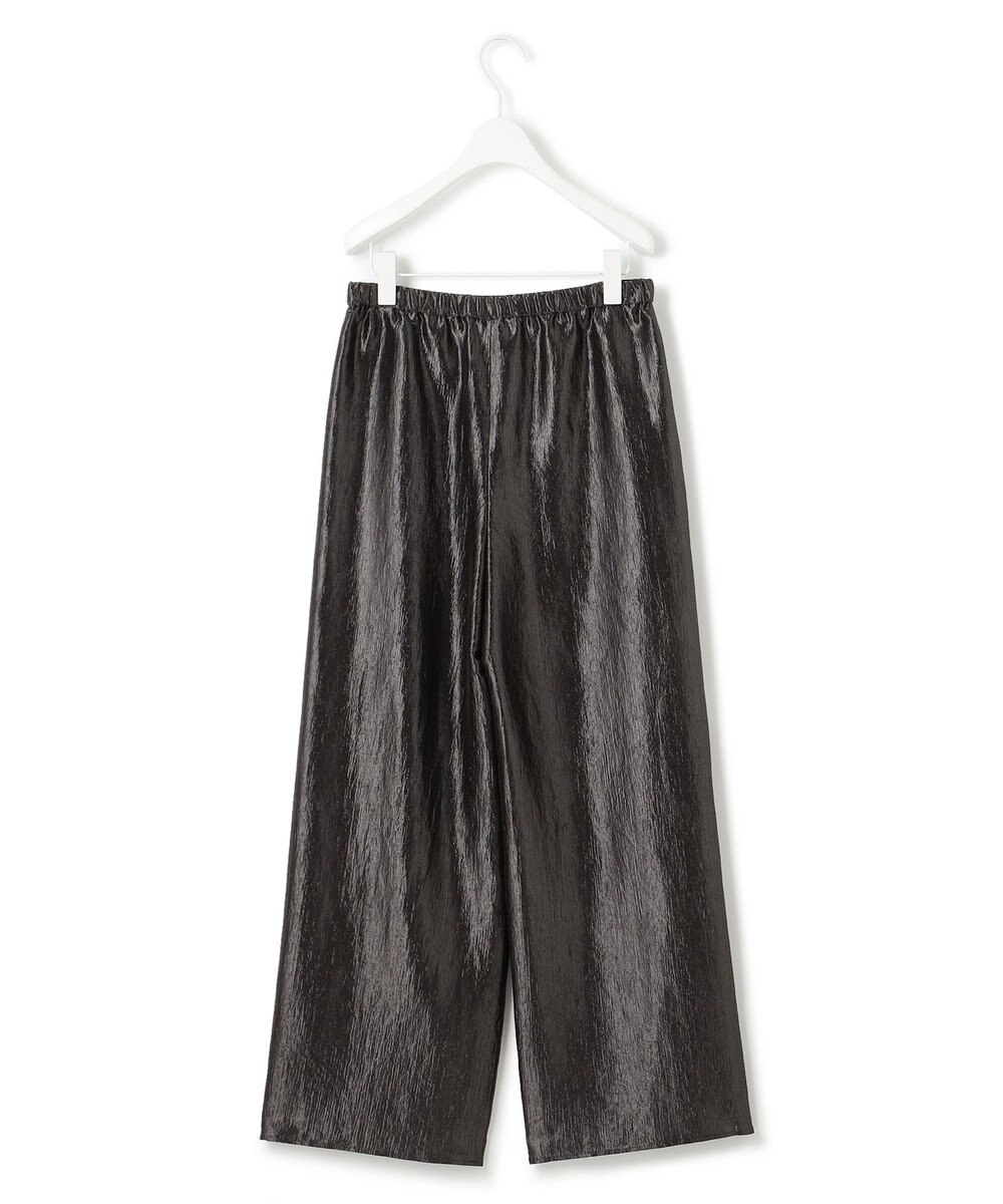 ICB 【洗える】 ブライトカールマイヤー ワイドストレートパンツ 