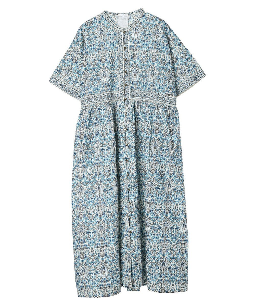 CRAFT STANDARD BOUTIQUE インド綿アラベスク柄ワンピース 