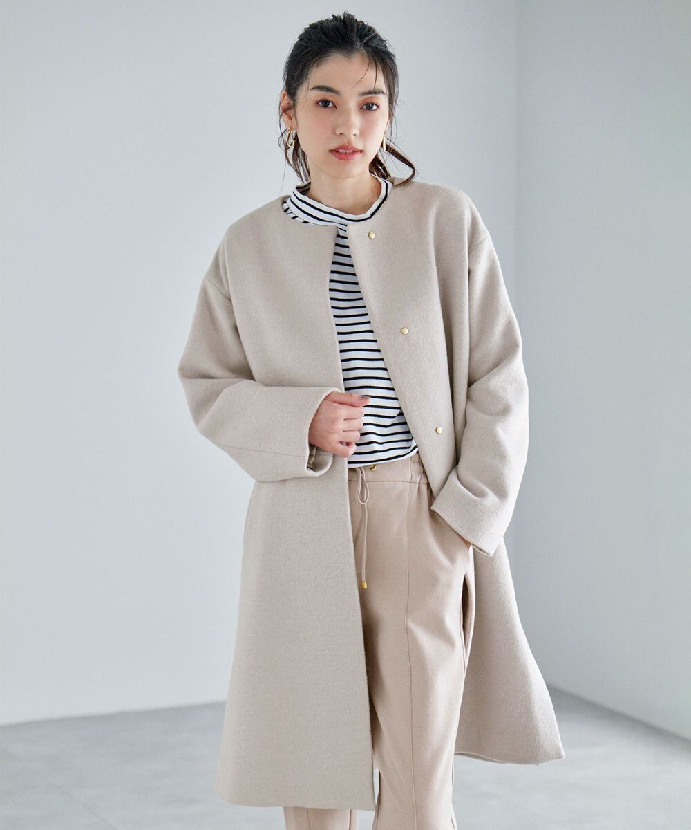 ANY モックネックプルオーバー 