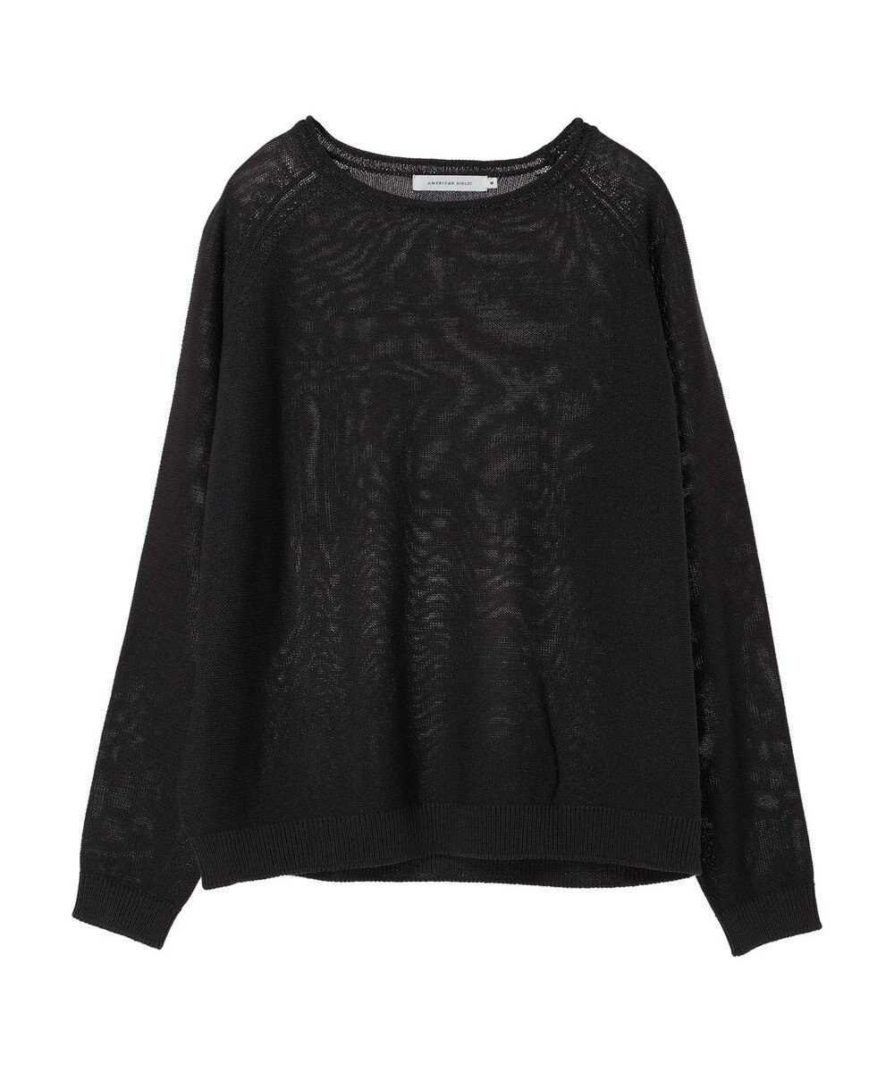 AMERICAN HOLIC ボートネックニットプルオーバー 