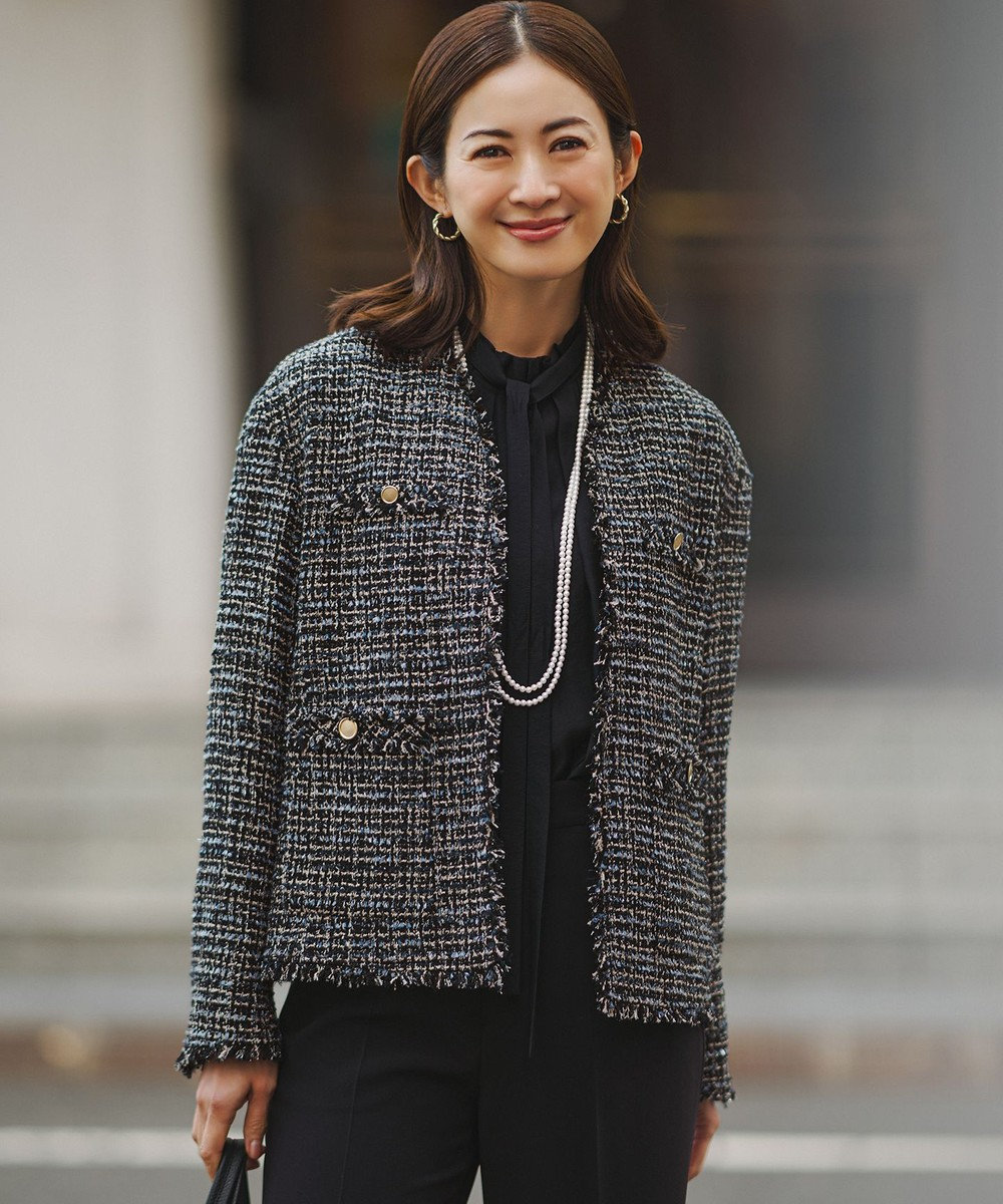 23区 【VERY掲載】GIOLICAツイード ジャケット 