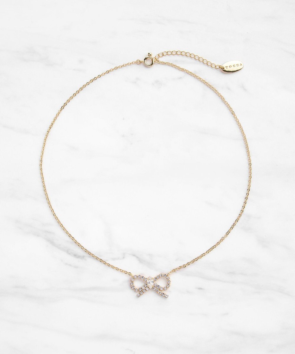 TOCCA GLITTER RIBBIN NECKLACE ネックレス 