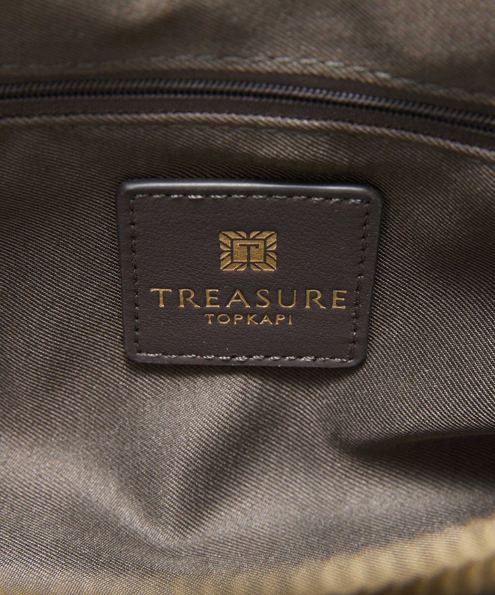TOPKAPI 【TREASURE TOPKAPI】ナイロン ストライプ ベルト フラップ ショルダー バッグ 