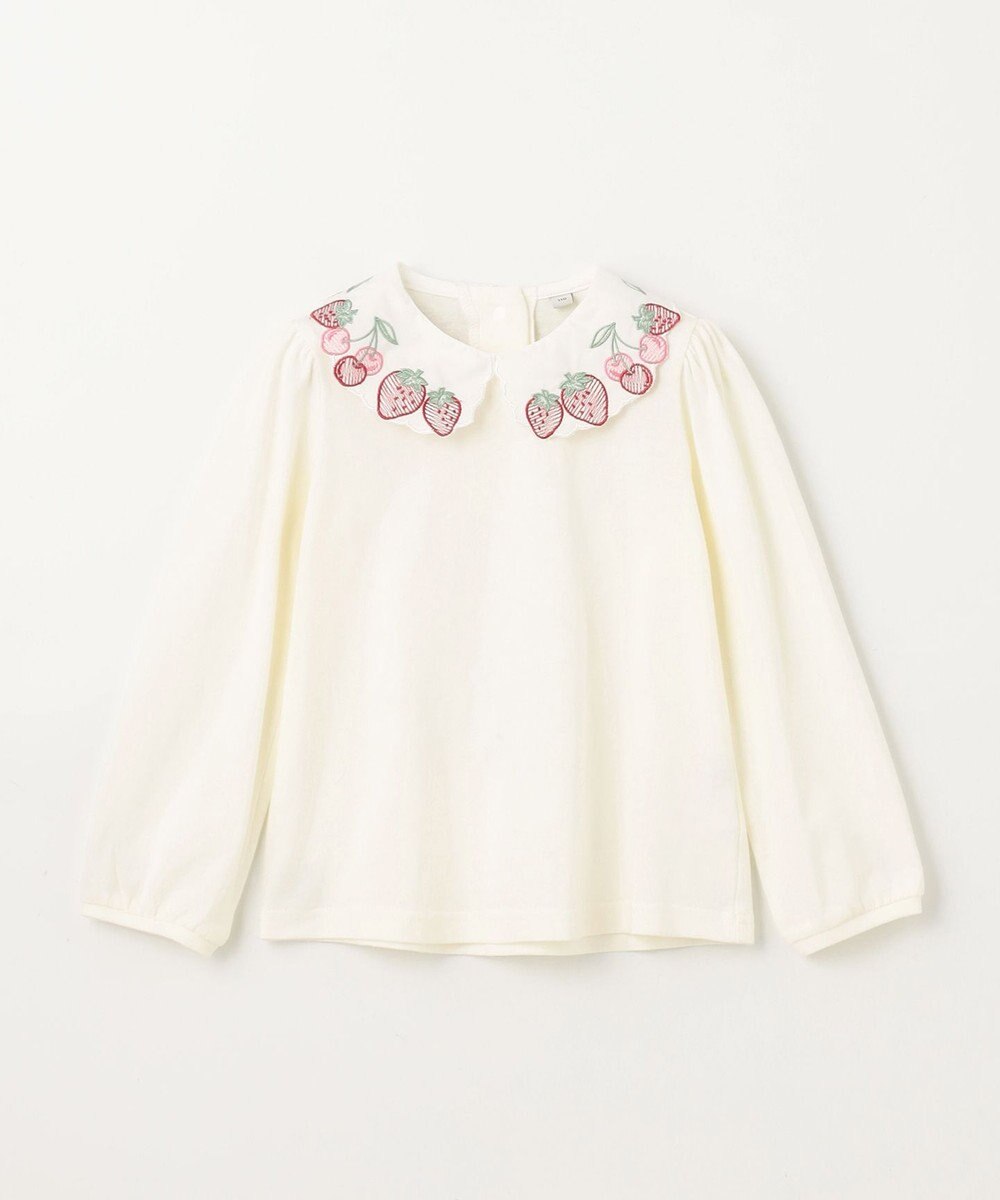 ANY KIDS 【チェリーベリーシリーズ】刺繍 ブラウス 