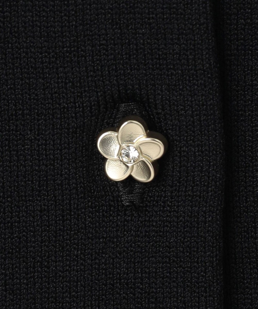 組曲 フラワーメタル ニット カーディガン 