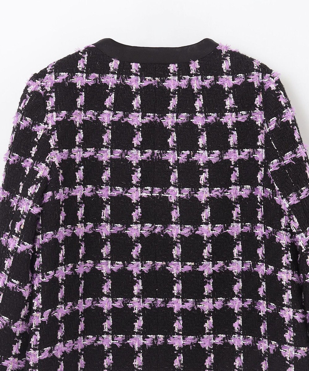 GRACE CONTINENTAL フェザーチェックツイードコート 