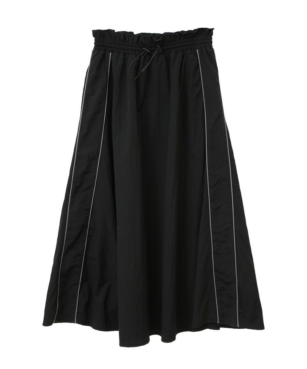 Green Parks ナイロンラインフレアスカート 