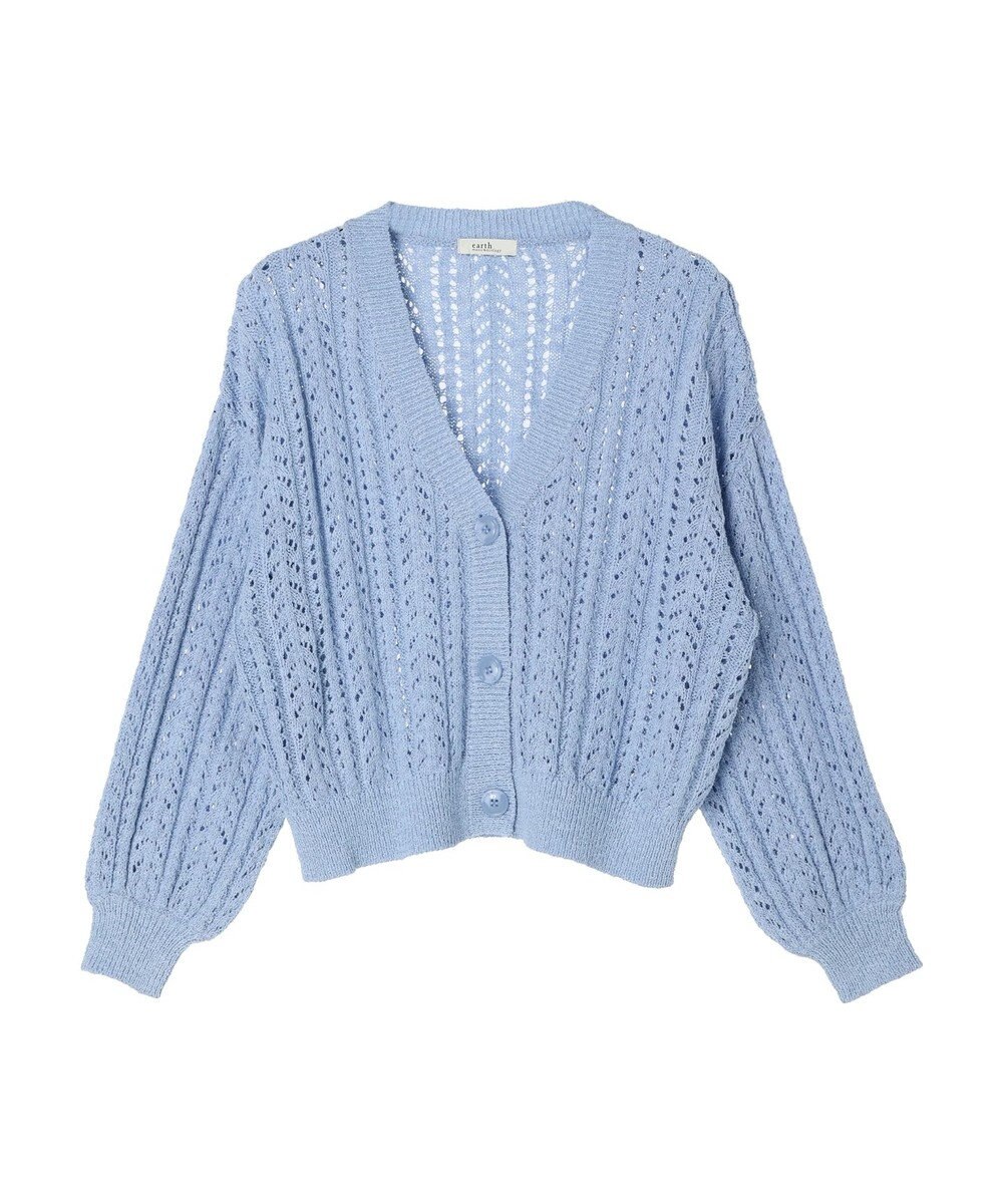 earth music&ecology スラブヤーンスカシカーディガン 