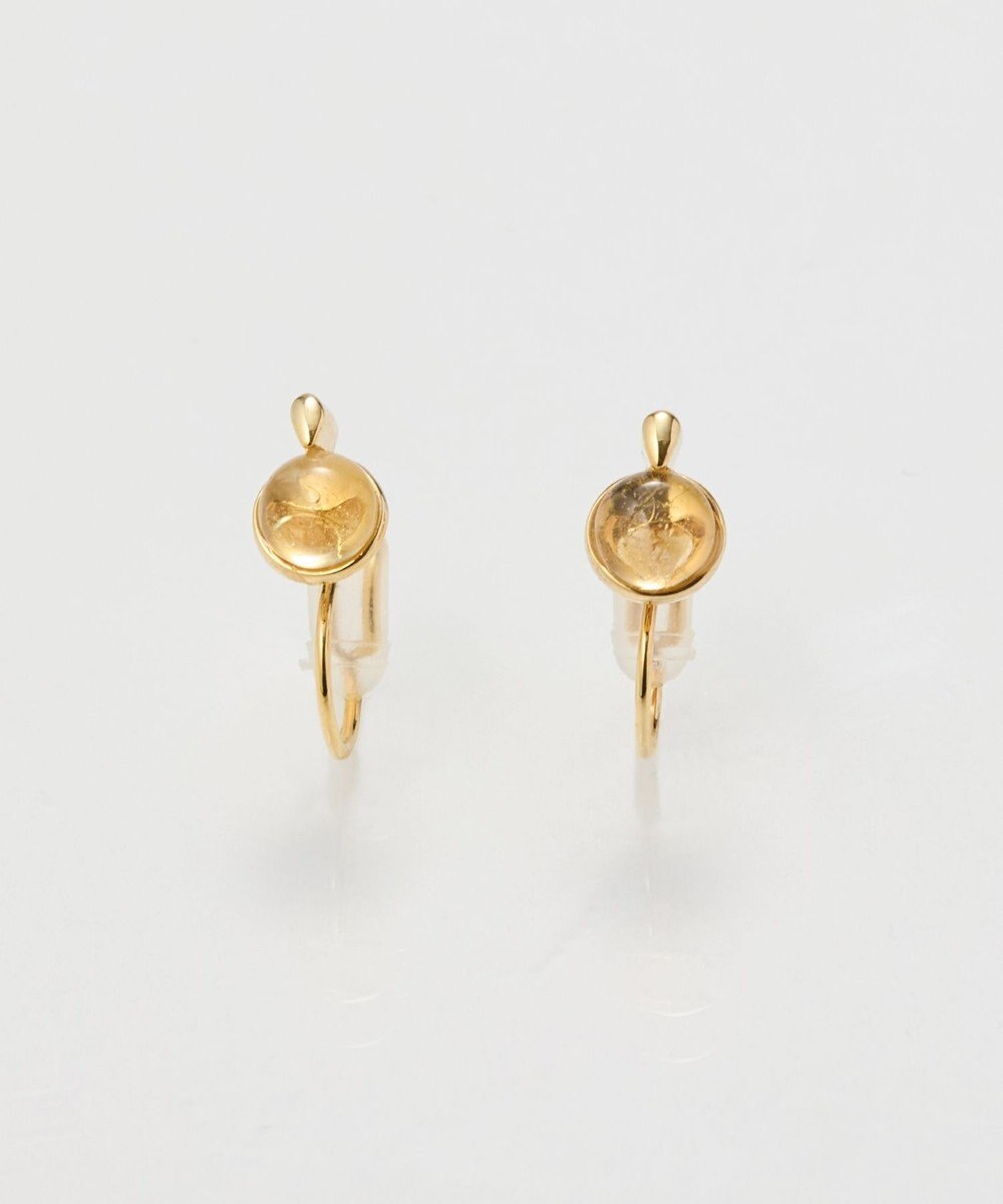 Phoebe 【痛くないシリーズ】パワーストーンライトフィットイヤリング　シトリン/天然石 