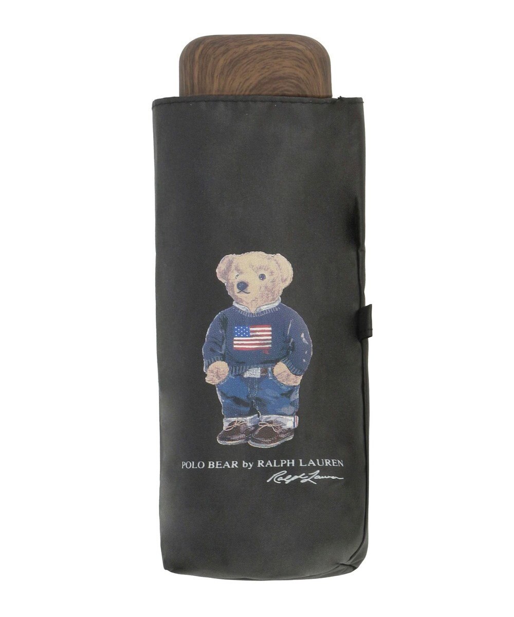 MOONBAT 【WEB限定】POLO RALPH LAUREN(ポロ ラルフローレン) 晴雨兼用日傘 折りたたみ傘 コンパクト ポロベア 一級遮光 遮熱 UV 