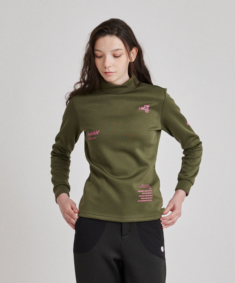 PW CIRCULUS 【ストレッチ / 快適 / 一枚でサマになる】【WOMEN】NEW ロングスリーブモック T 