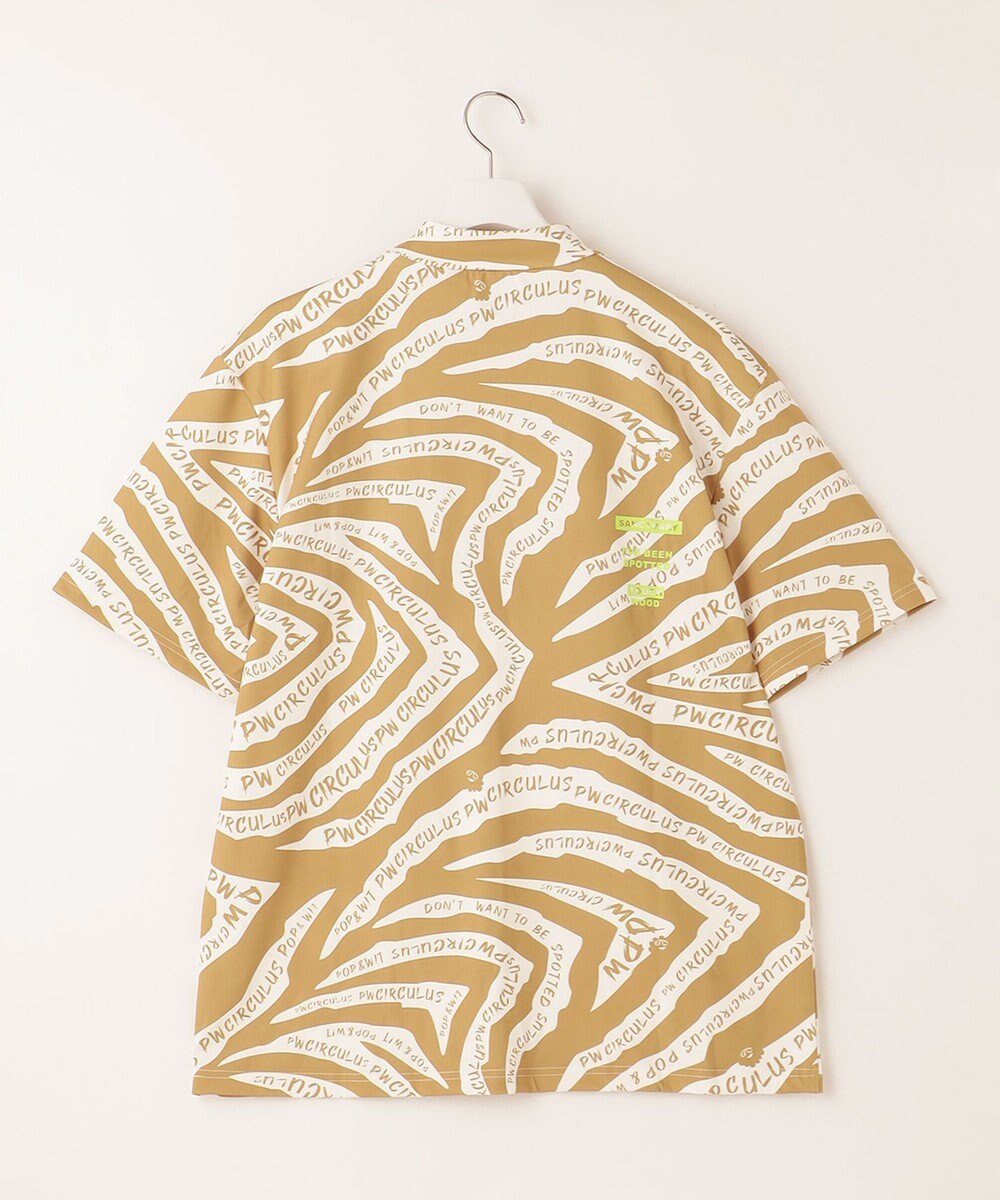 PW CIRCULUS 【UVカット / 吸水速乾 / 伸縮性抜群】【MEN】ゼブラ柄モック T 