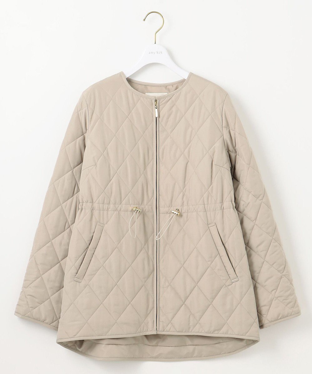 ANY SIS 【撥水】キルティングジップ アウター 