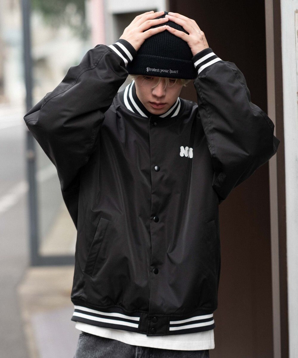 WEGO 【ユニセックス着用ITEM】グラフィックパファースタジャン 