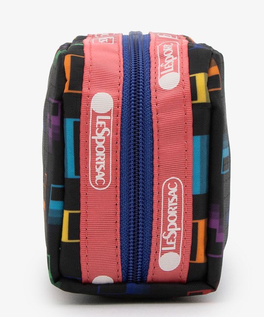 LeSportsac RECTANGULAR COSMETIC/テトリスフォーリングブロックス/ピンク 
