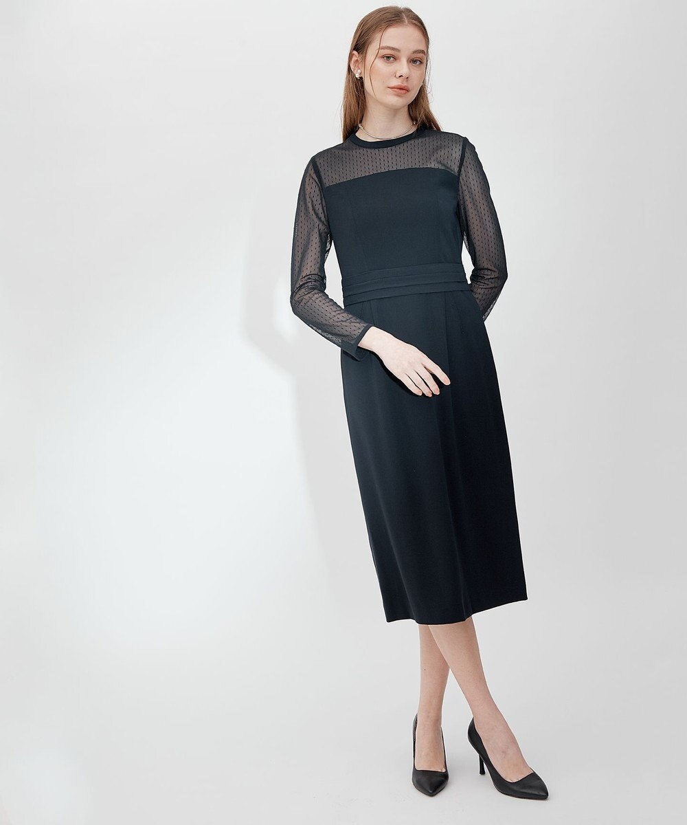 23区 L 【APPLAUDIR】ダブルクロス ドレス 