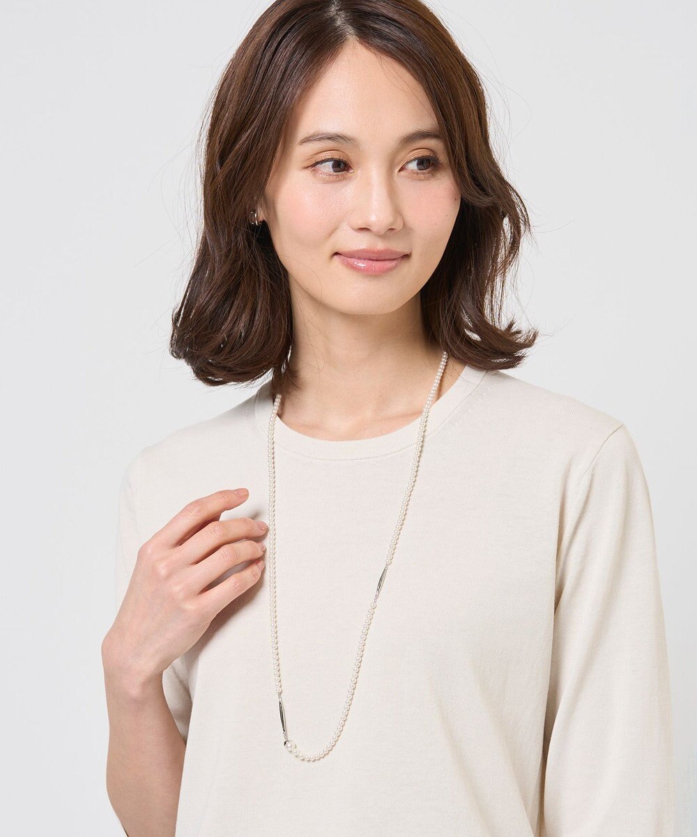 J.PRESS LADIES 【2way】small パール ネックレス 
