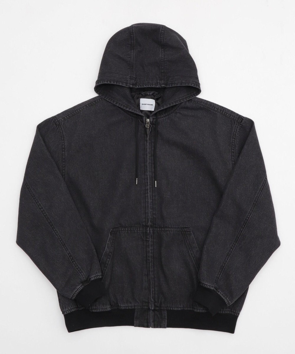 WEGO 【ユニセックス着用ITEM】フードデニムブルゾン 