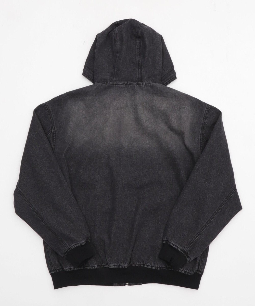 WEGO 【ユニセックス着用ITEM】フードデニムブルゾン 