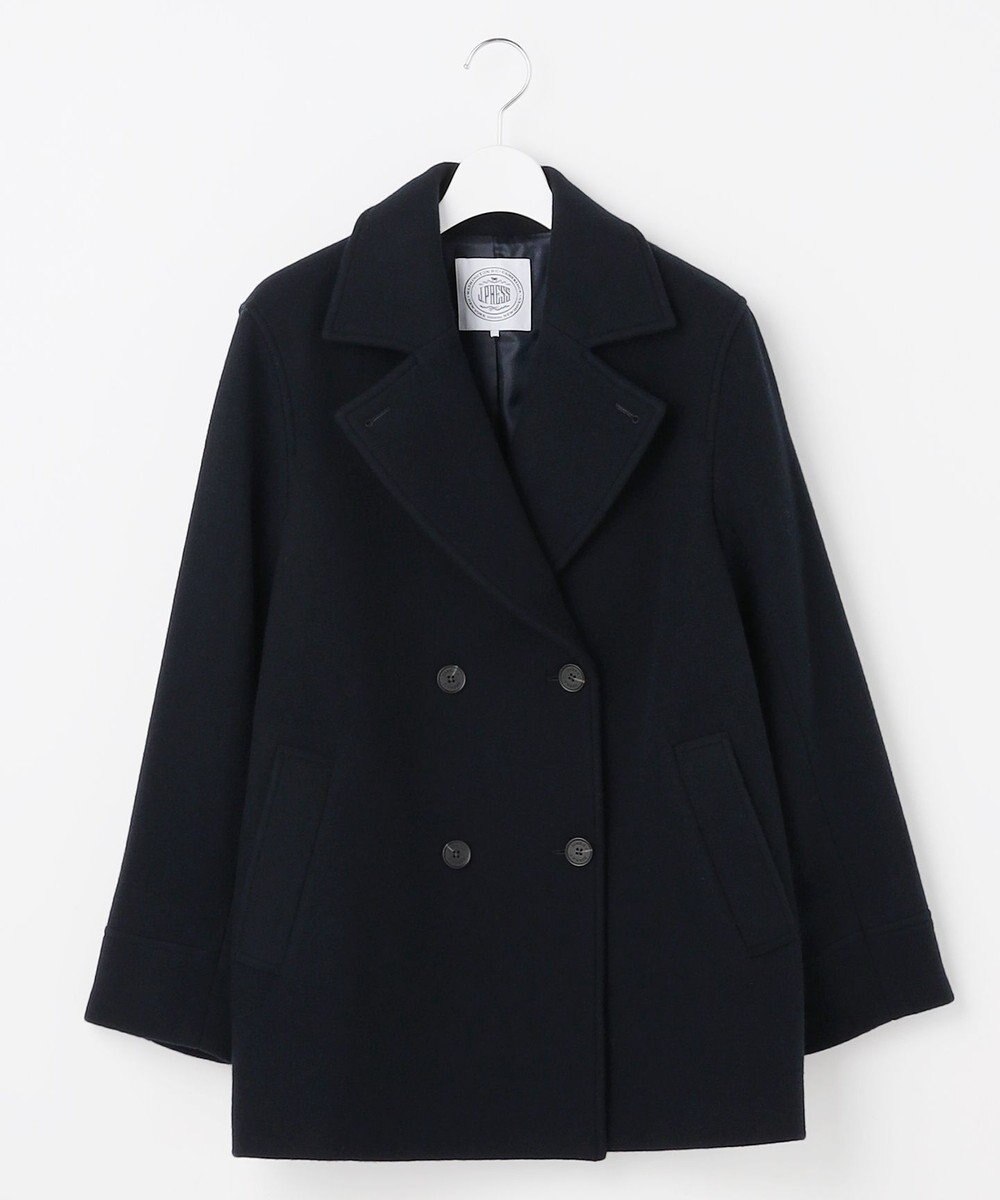 J.PRESS LADIES 【WEB限定カラーあり】Jackal ソフトメルトン Pコート 