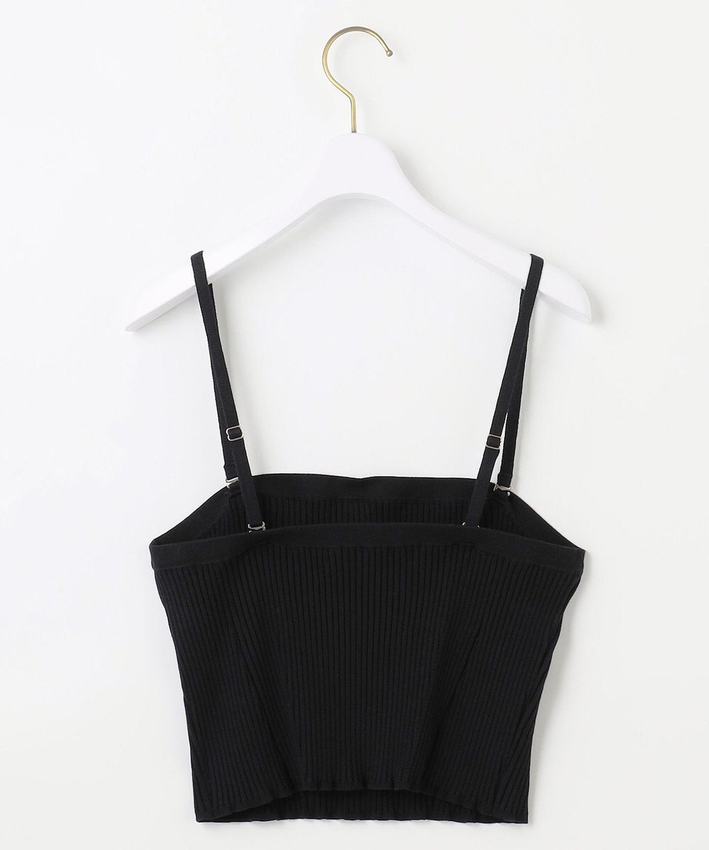 ANY SIS 【洗える】ニットリブ ビスチェ 