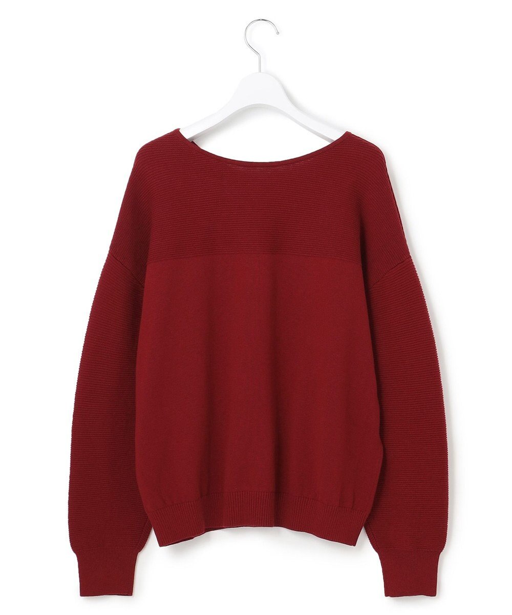 23区 【前後着用可能】コットンカシミヤ ニット 