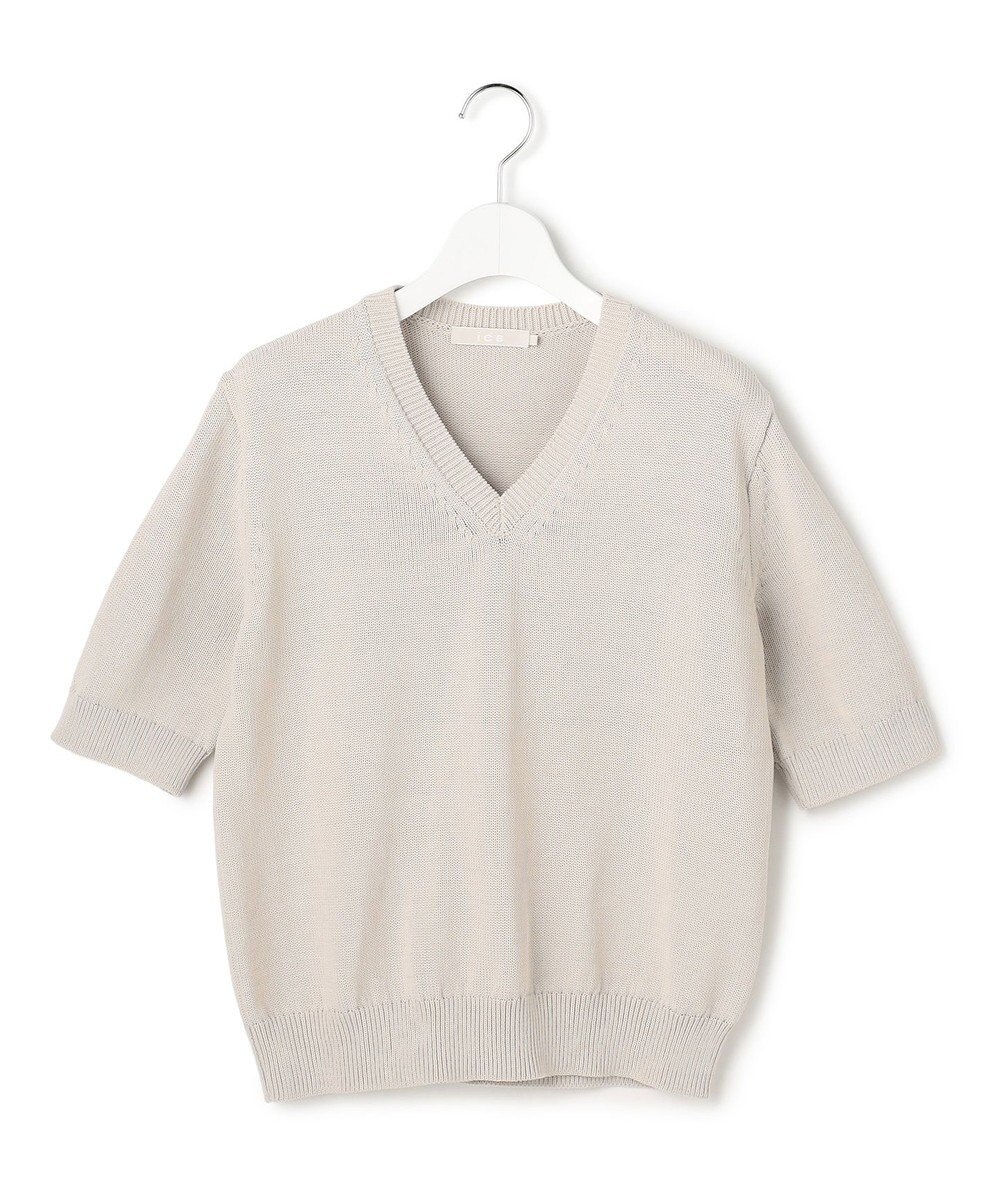 ICB ブライトコイル Vネックニット 