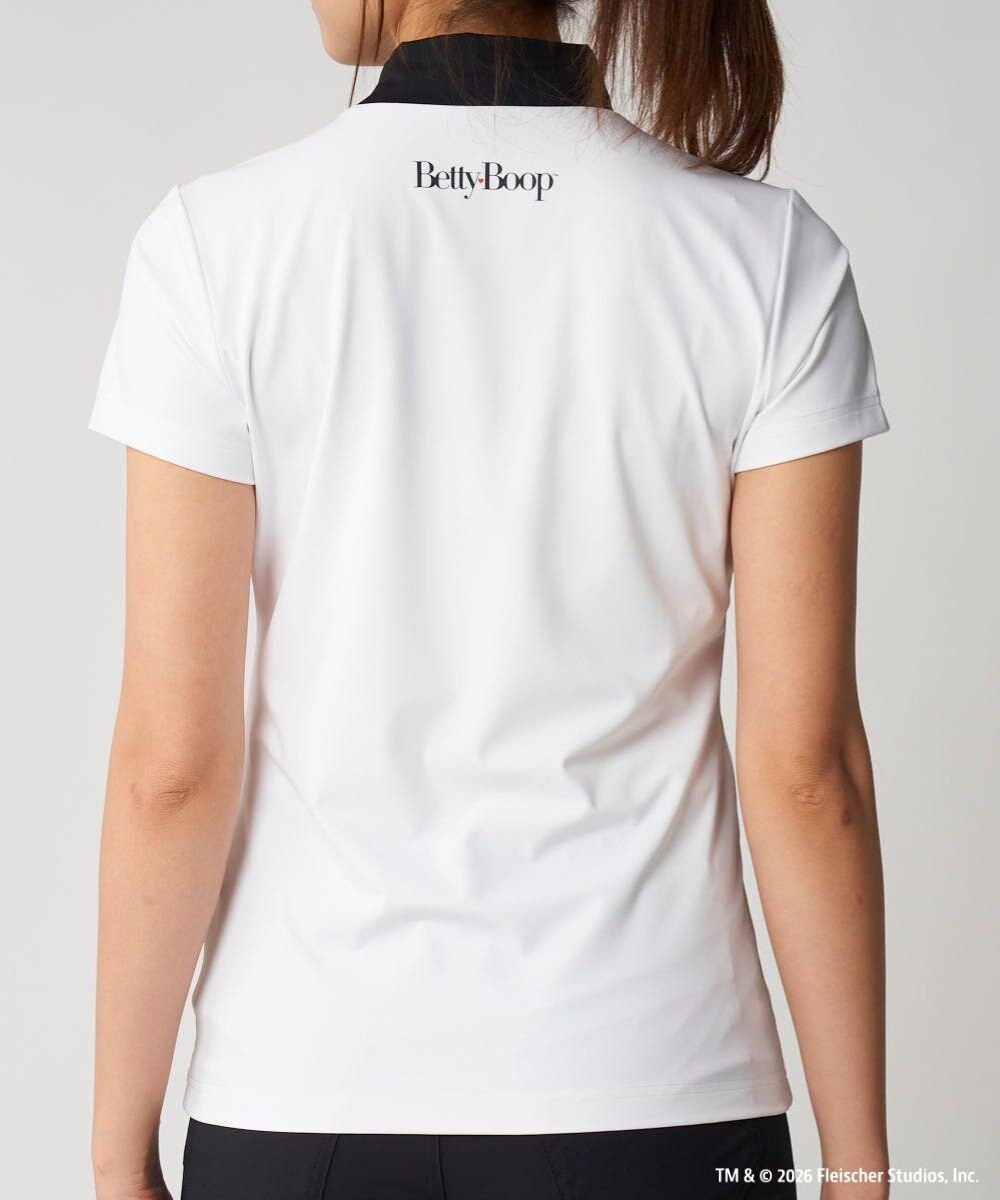 FILA GOLF／marie claire 【LOUDMOUTH×Betty Boop™】レディース モックネックシャツ 