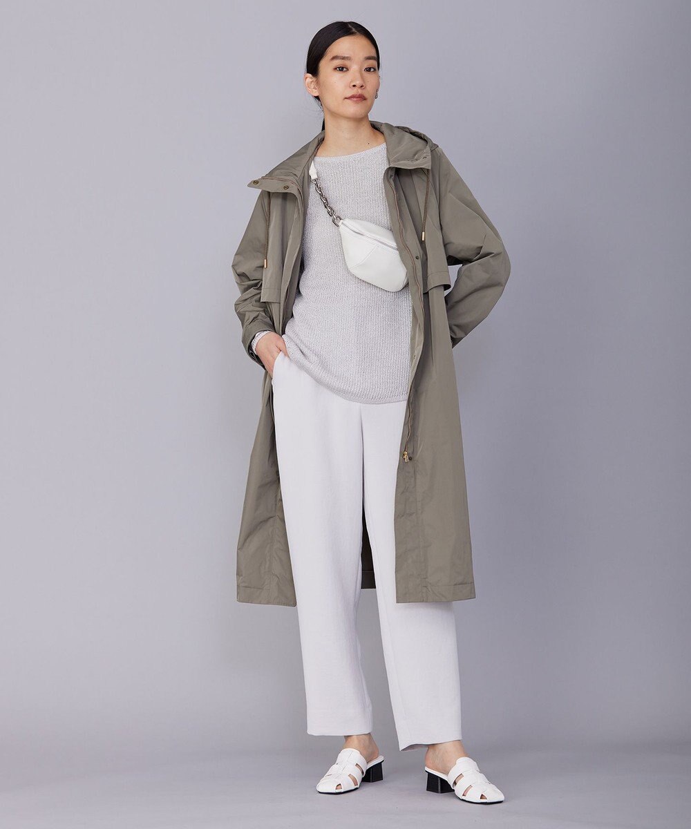 ICB 【WEB限定カラーあり・洗える】ペーパーブレンドシャインニット プルオーバー 