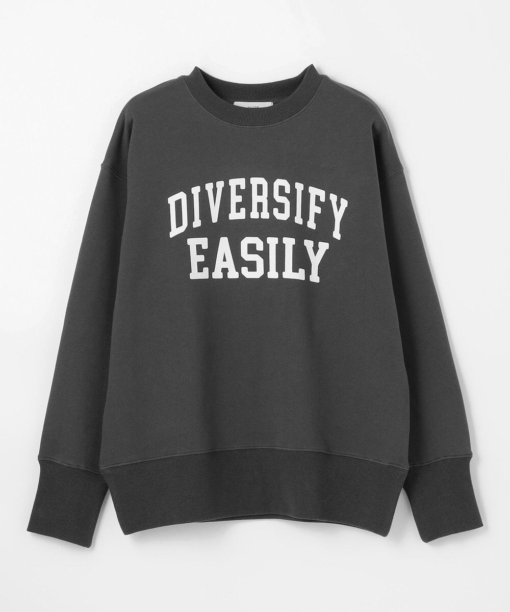 ANY 【洗濯機可】裏起毛スウェットロゴプルオーバー 