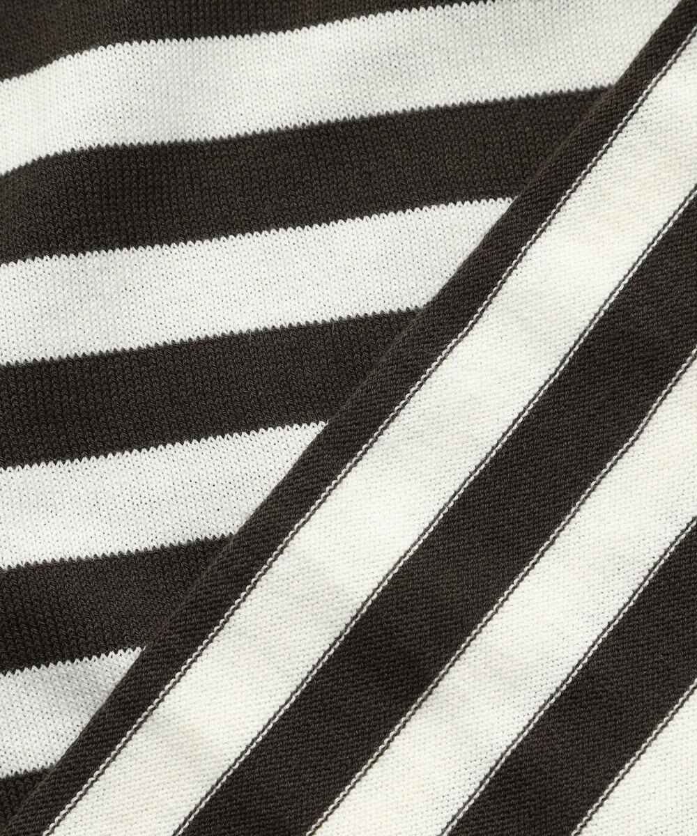 BEIGE， JULIE / コットンシルク 2WAY半袖ニット 